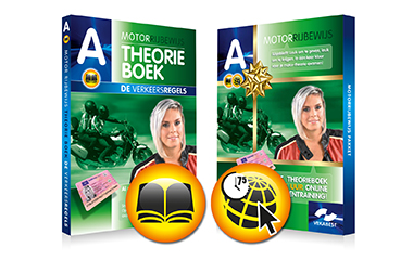 Motor theorieboek +  7,5 uur oefenvragen en examens